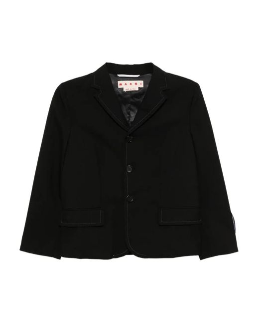 Marni Black Single Breasted Tailored Blazer