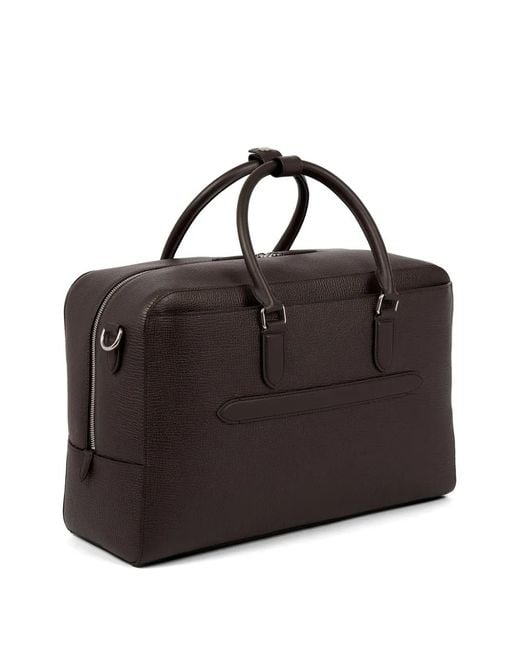Smythson Black Small Soft Holdall