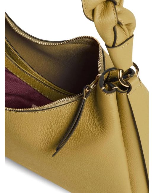 Coccinelle Metallic Small Boheme Braided-Handle Shoulder Bag