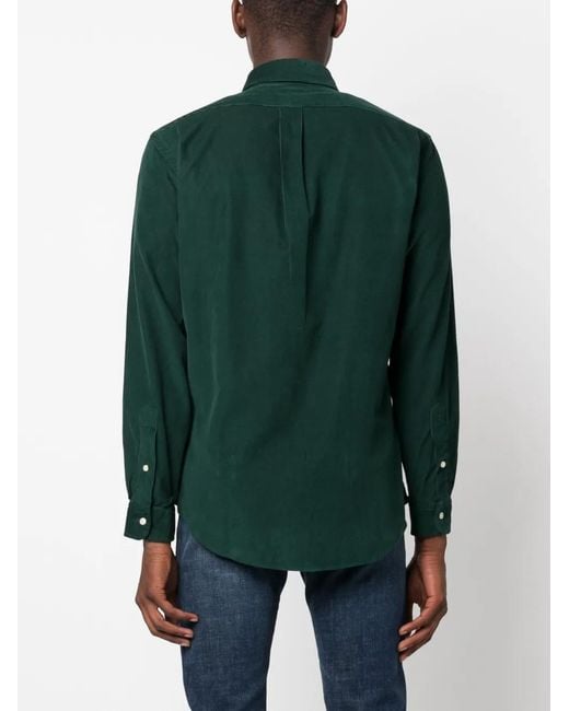 Polo Ralph Lauren Green Logo Shirt for men
