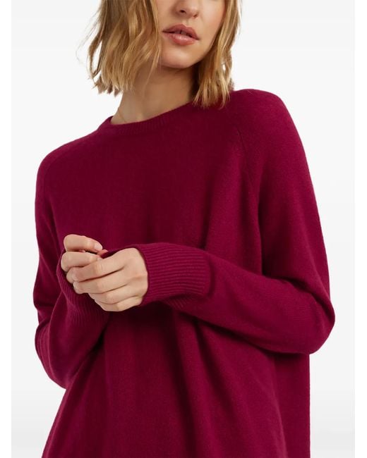 Chinti & Parker Red Cloud Raglan-Sleeve Sweater