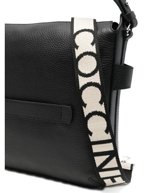 Coccinelle Black Sac Cabas En Cuir Grainé