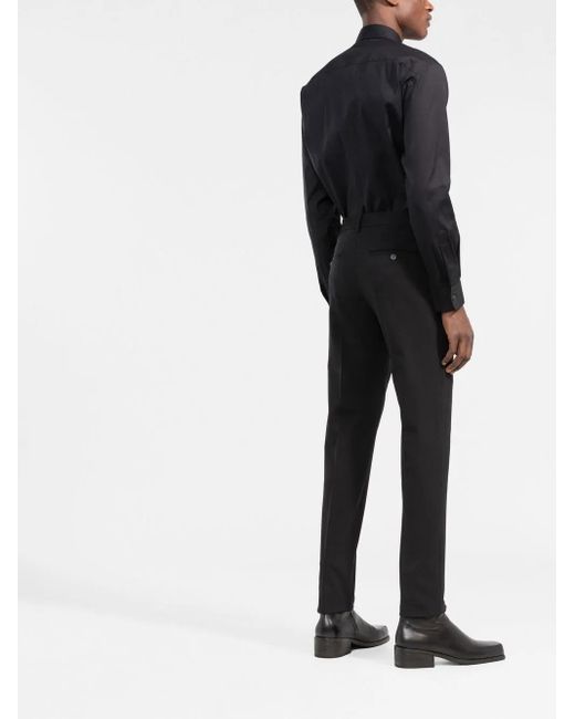 DSquared² Blue Tailored Button-Down Shirt for men
