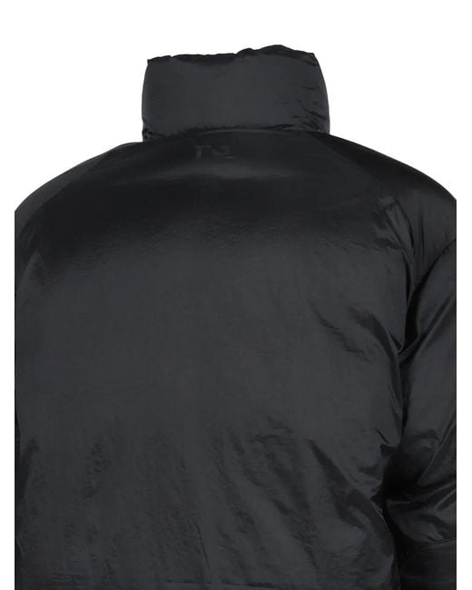 Y-3 Blue Quilting Down Puffer Jacket for men