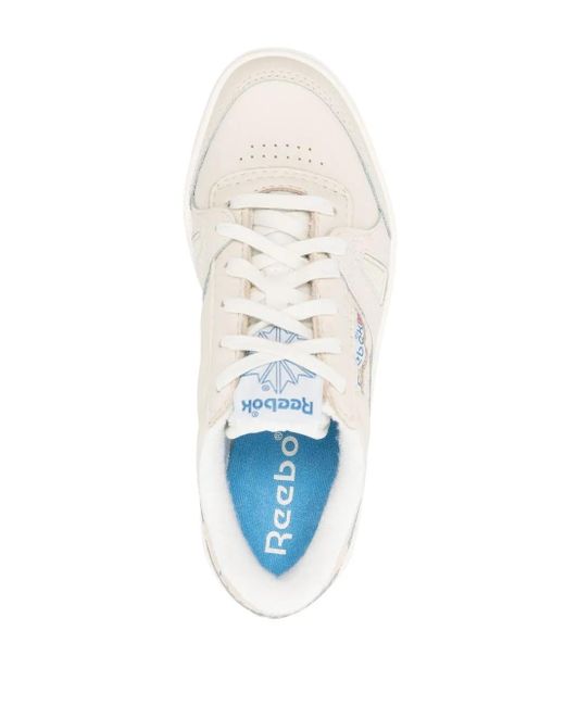 Reebok White Lt Court Low-Top Sneakers