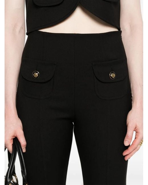Sandro Black Klassische Cropped-Hose
