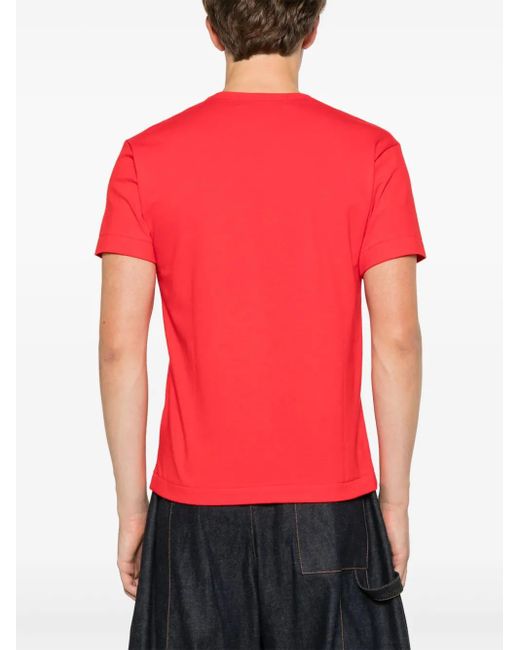COMME DES GARÇONS PLAY Red Heart-Patch T-Shirt