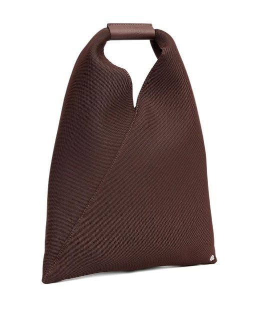 MM6 by Maison Margiela Brown Small Japanese Tote Bag