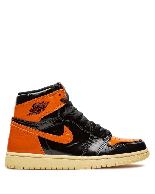 Nike Orange Air 1 Retro High Og "Shattered Backboard 3.0" Sneakers