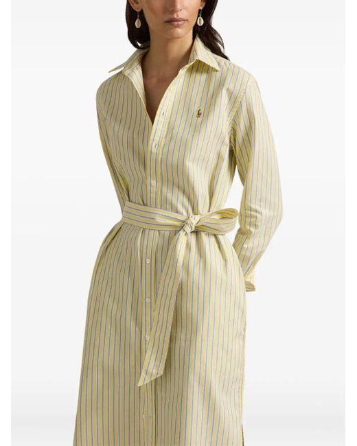 Polo Ralph Lauren ストライプ シャツドレス White