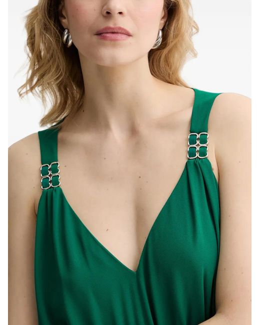 Morgan Green Palji Pleated Jumpsuit