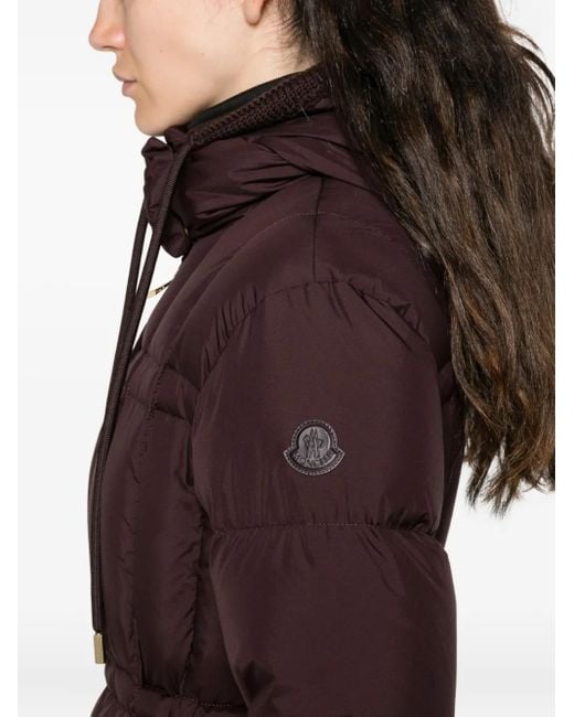 Moncler Purple Hooded Zip-Up Jacket
