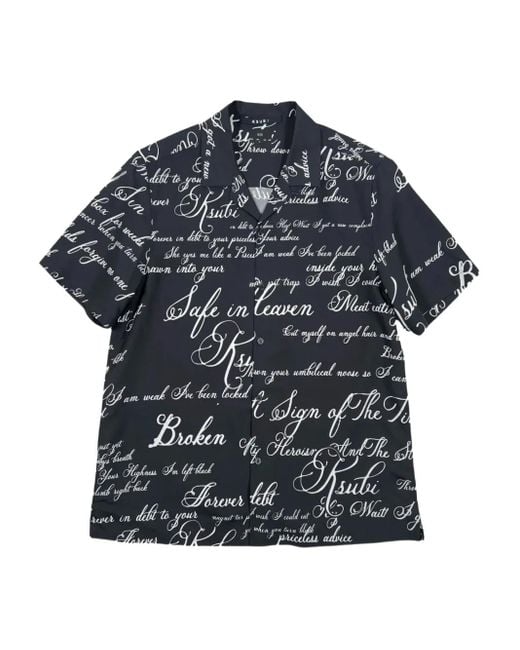 Ksubi T-Shirt Mit Text-Print in Blue für Herren