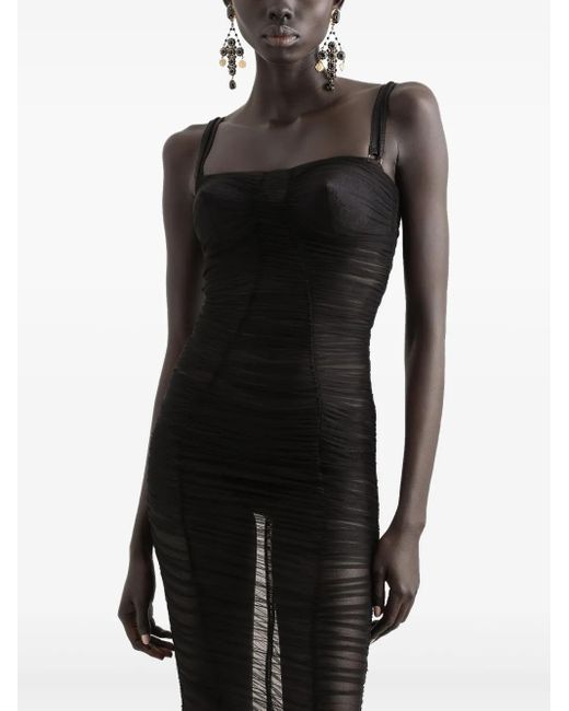 Dolce & Gabbana Black Midi Dress