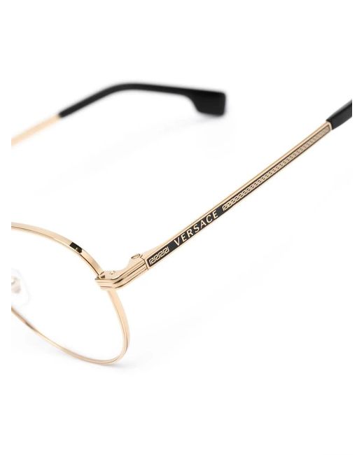 Versace Metallic Ve1279 Round-Frame Glasses for men