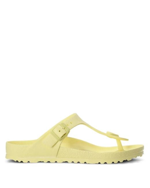 Birkenstock Yellow Gizeh Eva Slides