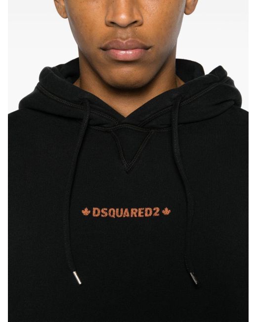 DSquared² Cipro Hoodie mit Logo-Print in Black für Herren