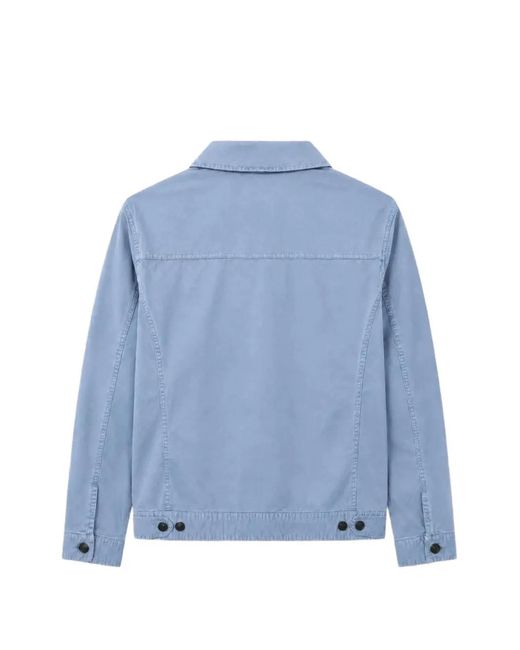 Blauer Blue Logo-Patch Zip-Up Jacket for men
