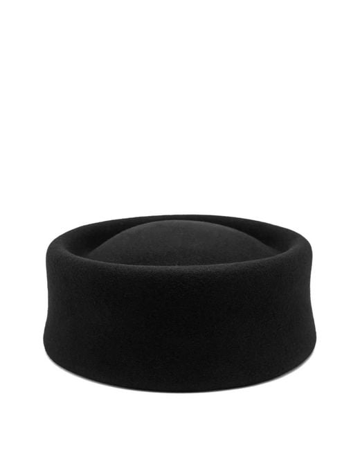 Lack of Color Black Night Sky Pillbox Hat