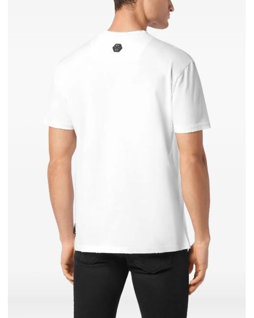 Philipp Plein White Cote D'Azur T-Shirt for men