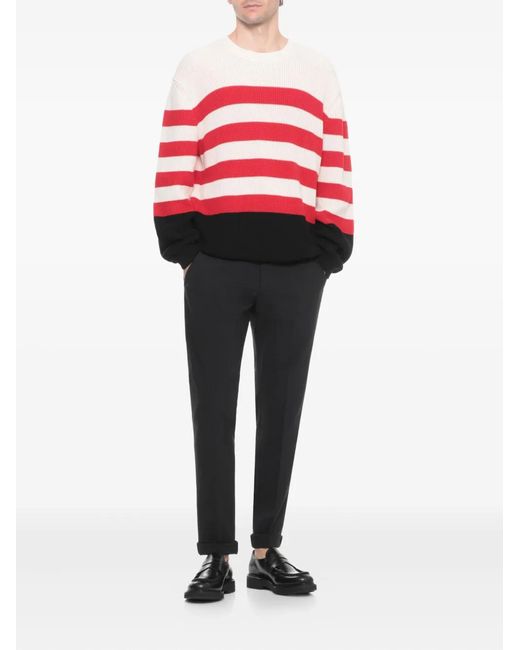 Dondup Black Button-Detail Pants for men