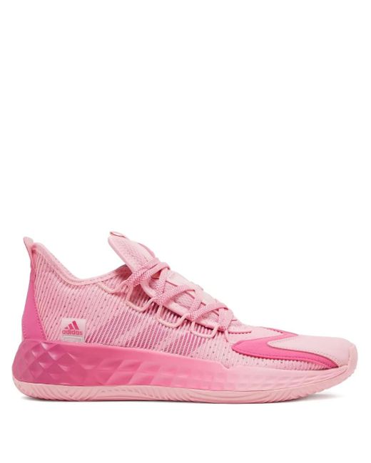 Adidas Pink Pro Boost Low Sneakers