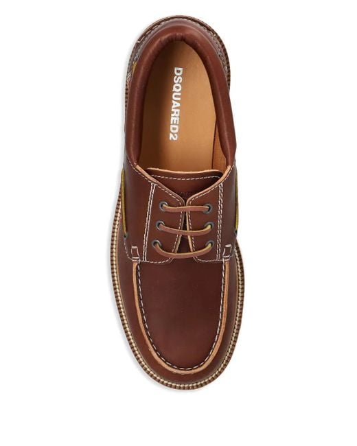 DSquared² Derby-Schuhe mit geriffeltem Saum in Brown für Herren