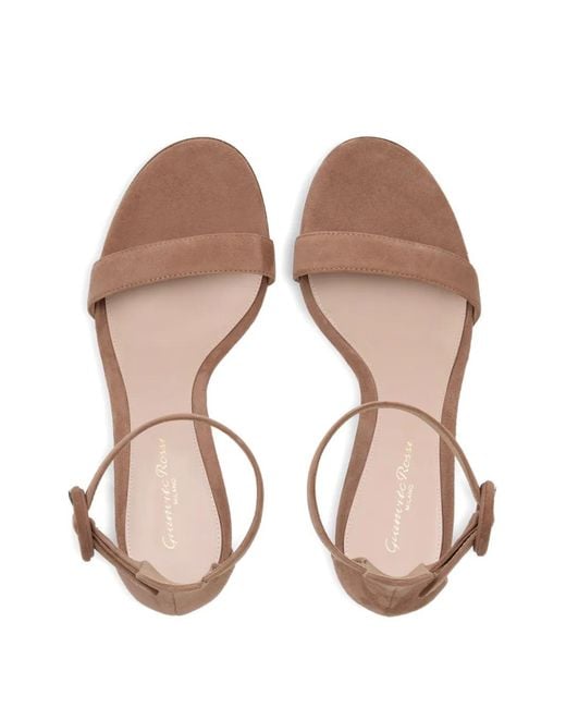 Gianvito Rossi Natural Buckle Strap Pumps