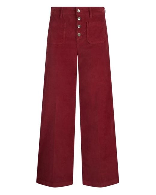 Liu Jo Red Ausgestellte Hose Mit Aufgesetzter Tasche