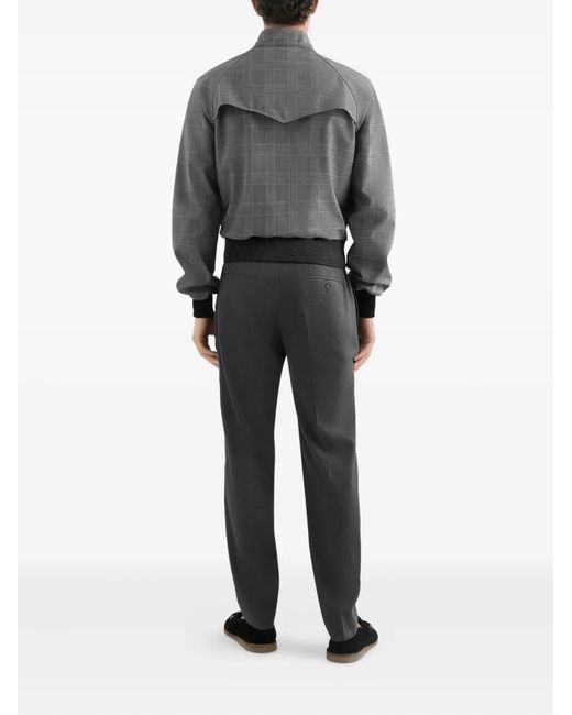 Dolce & Gabbana Gray Unlined Blouson Jacket for men