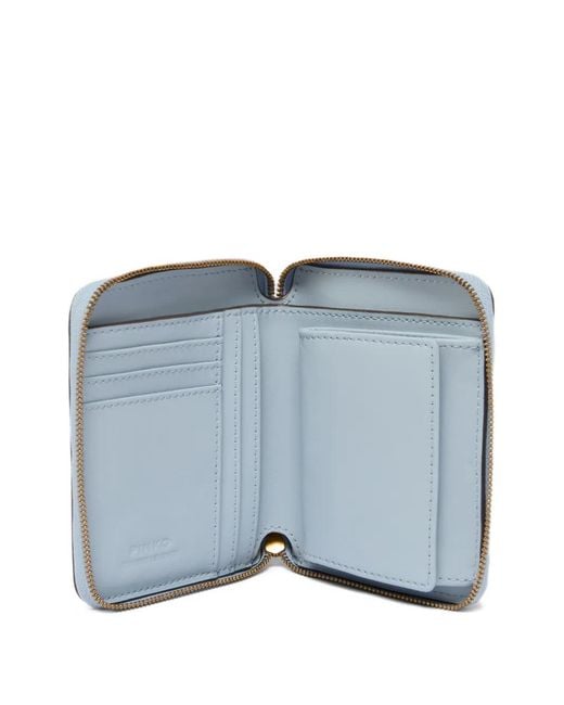 Pinko Blue Logo Zip Wallet