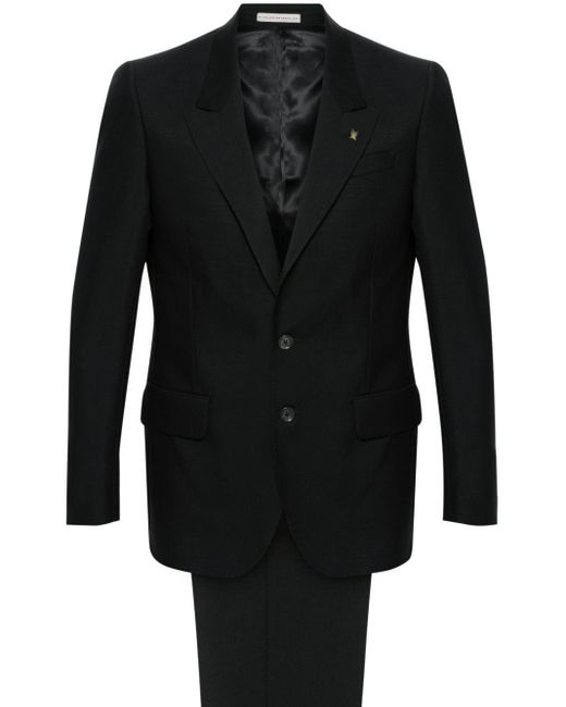 Corneliani Black Single-breasted Suit for men