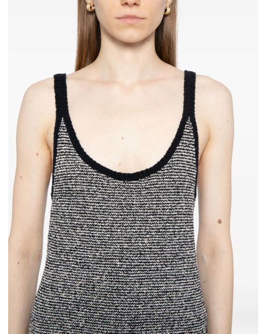 Vince Gestreepte Top in het Gray