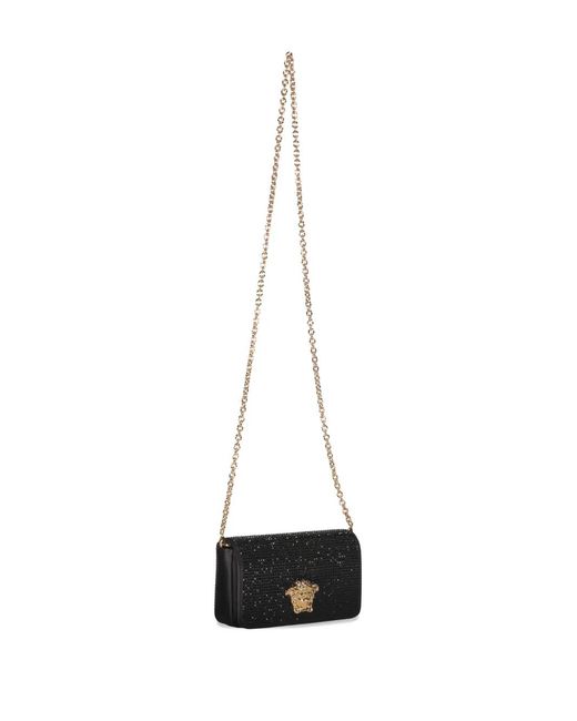 Versace White Embellished Mini Bag