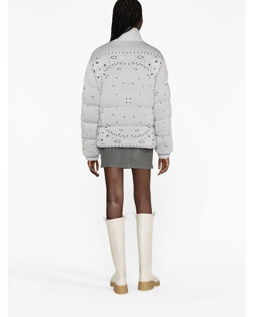 Alanui Gray Coats & Jackets