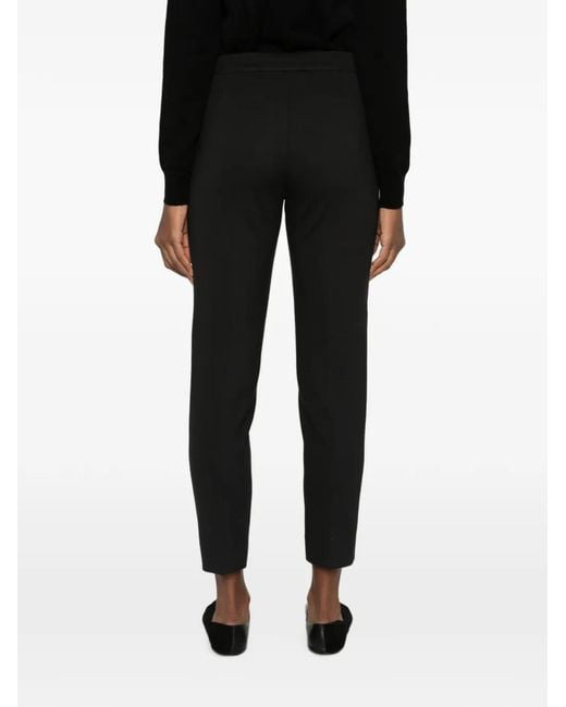 Max Mara Black Side-Pocket Trousers