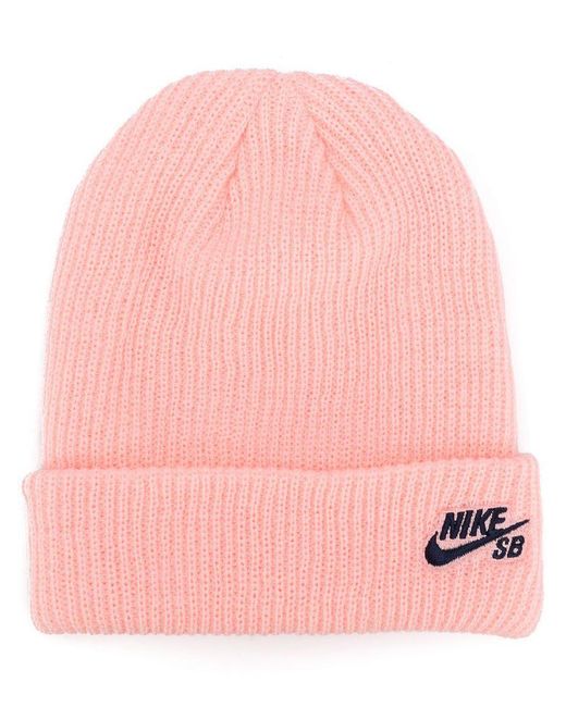 Nike Pink Sb Fisherman Beanie Hat