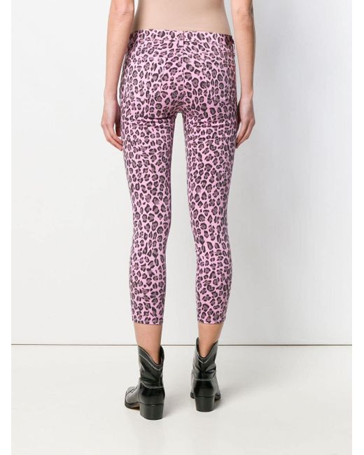 animal print skinny pants