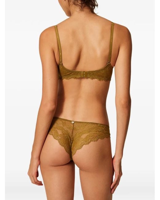 Twinset Natural Lace Brazilian Briefs