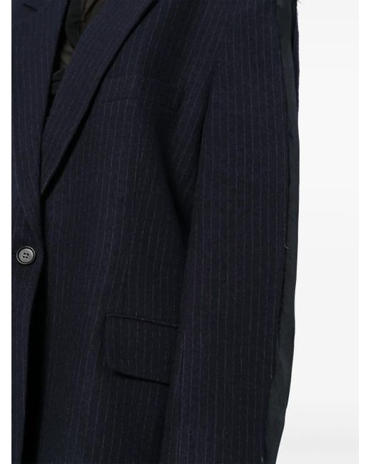 Veste À Bords Francs Pushbutton en coloris Blue