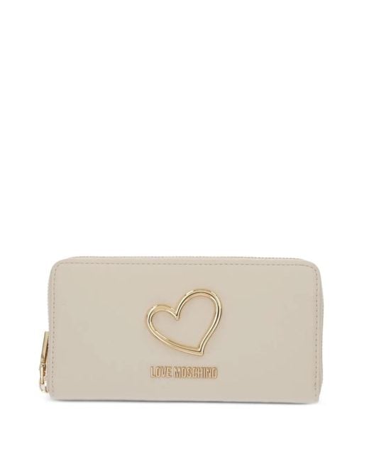 Love Moschino Natural Heart-Detail Wallet