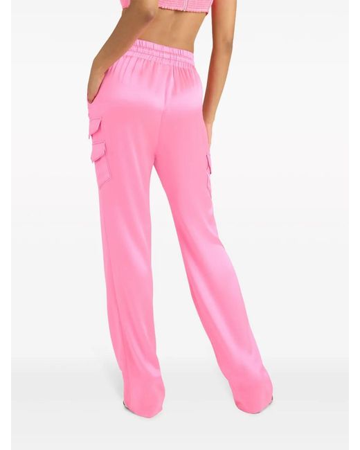 Cinq À Sept Pink Sarie Cargo-Pocket Track Pants