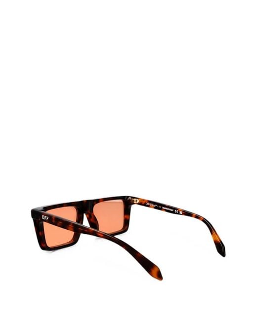 Off-White c/o Virgil Abloh Black Bridgeport Square-Frame Sunglasses for men