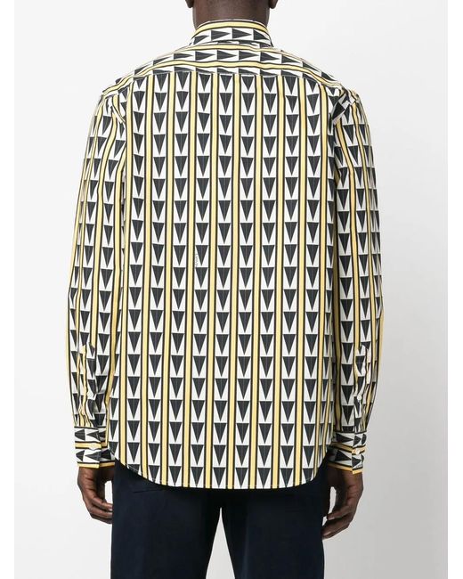 Lanvin Button-Up Overhemd in het White voor heren