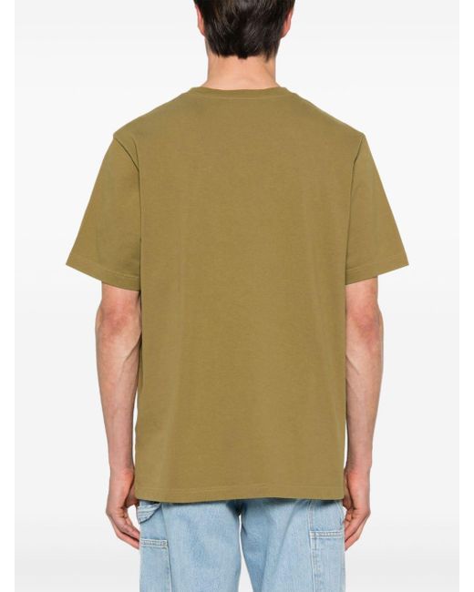 メンズ Maison Kitsuné Bold Fox Head Tシャツ Green