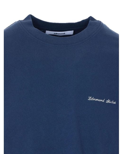 Edmmond Studios Blue Banquet Hall Graphic-Print T-Shirt for men