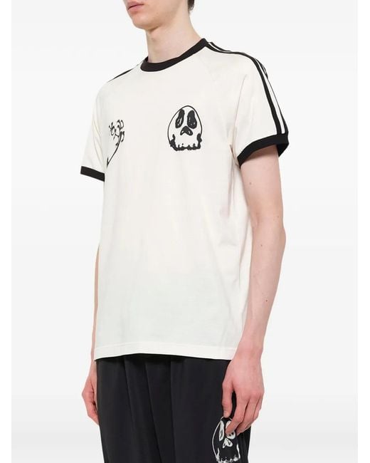 Y-3 White Chito Graphic Cali Tee for men