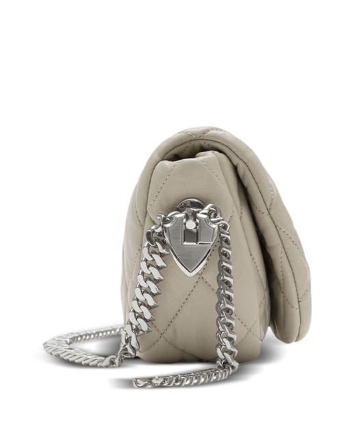 Burberry Gray Shield Chain-link Shoulder Bag