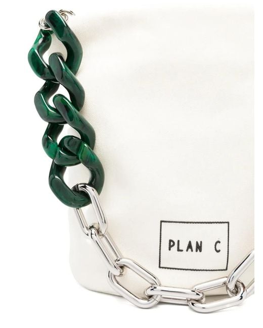 Plan C White Logo Bucket Bag