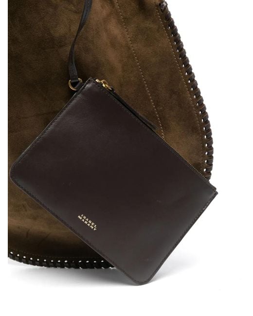Isabel Marant Brown Oskan Soft Hobo Bag